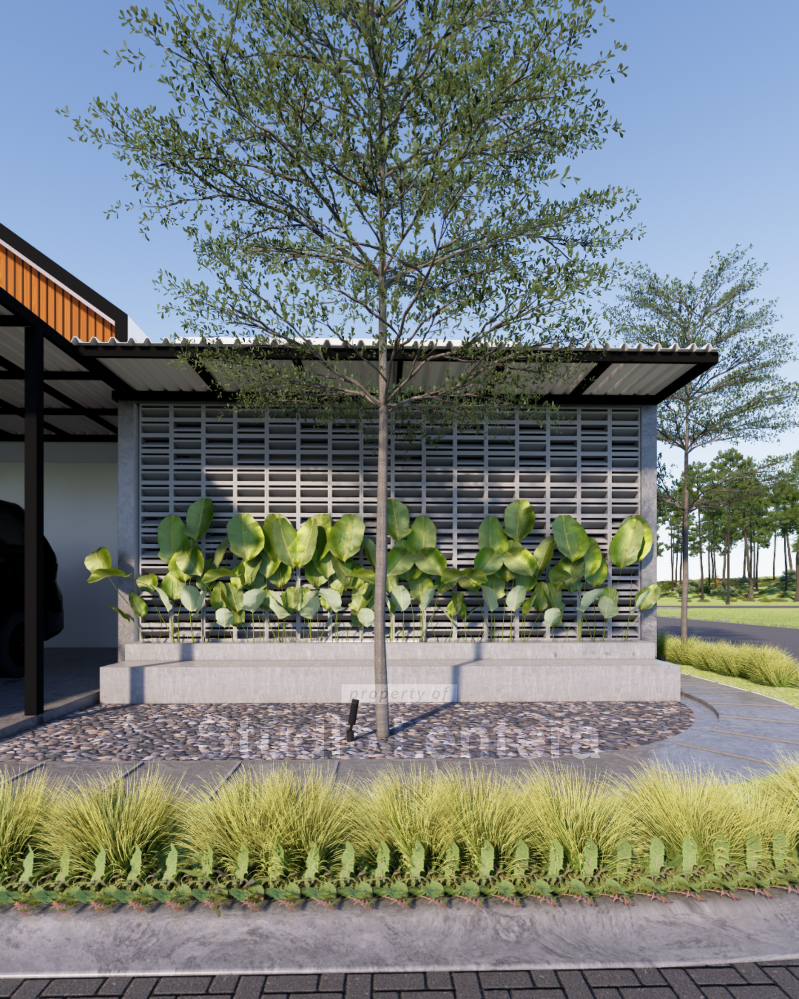 Eksterior taman