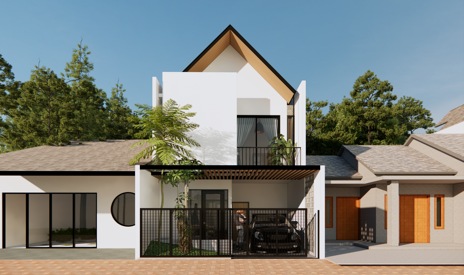 Desain rumah lantai 2