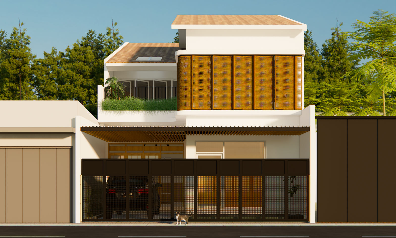 desain rumah di lahan sempit